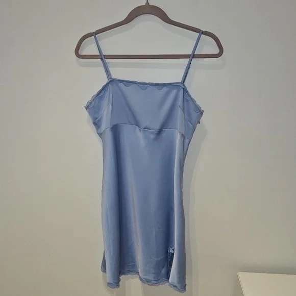 Urban Outfitters Serene Goddess Satin Slip Dress M - Picture 2 of 9